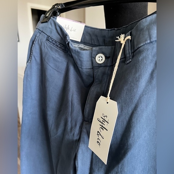 NWT Style & Co Boyfriend Chinos - Size 6 - Picture 3 of 9